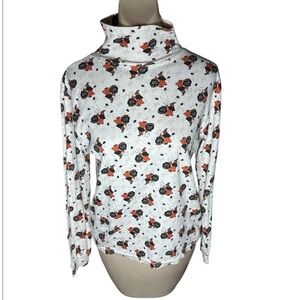 Vintage 90s Basic Editions Long Sleeve Witches Brew Novelty Halloween Turtleneck